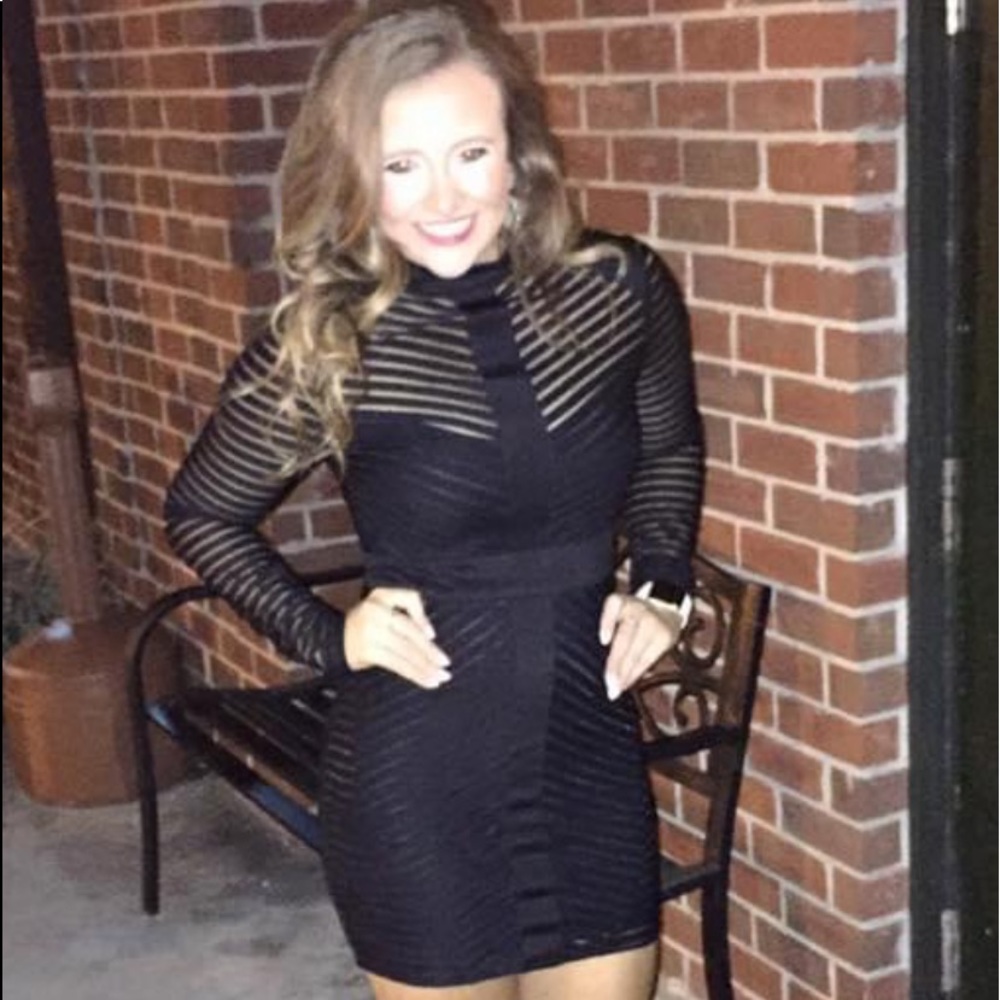 Sexy black cocktail dress size small.